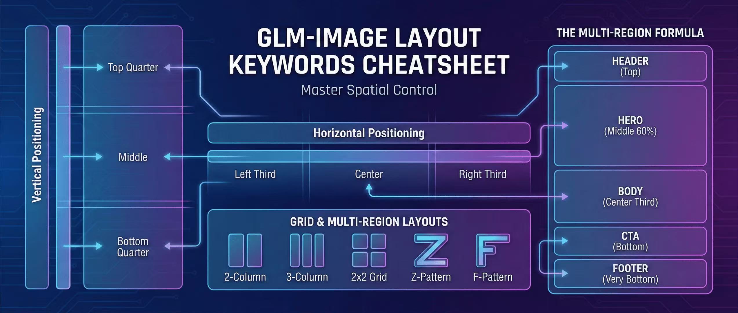 GLM-Image Layout Keywords Cheatsheet: Master Spatial Control in Prompts