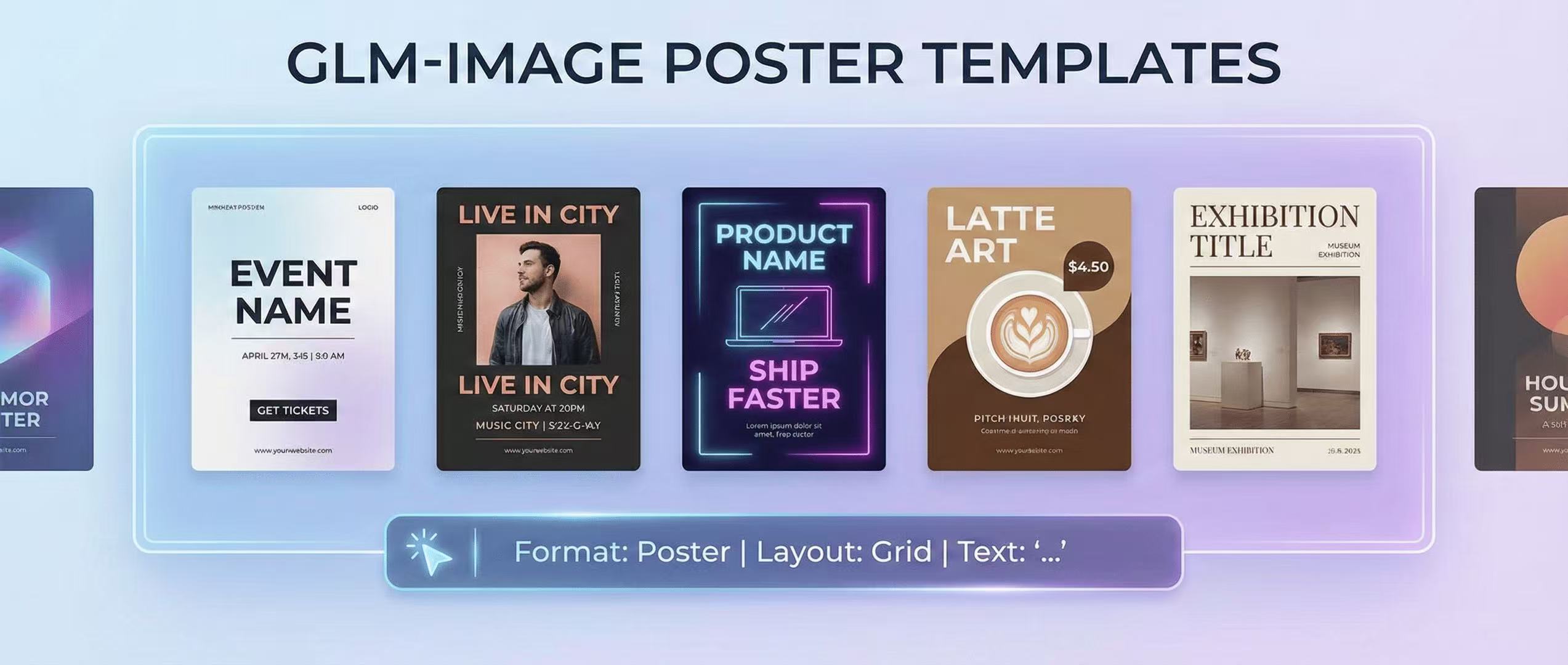 GLM-Image for Posters: 10 Prompt Templates That Actually Render Text
